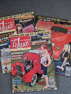 Set Of 3 Hot Rod Magazines
